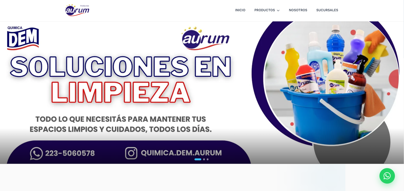 Química DEM - E-commerce de limpieza profesional